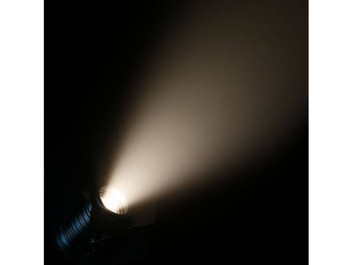 Cameo TS 100 WW - Foco para teatro con lente Fresnel y LED blanco cálido de 100 W en una carcasa negra