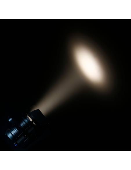 Cameo TS 100 WW - Foco para teatro con lente Fresnel y LED blanco cálido de 100 W en una carcasa negra