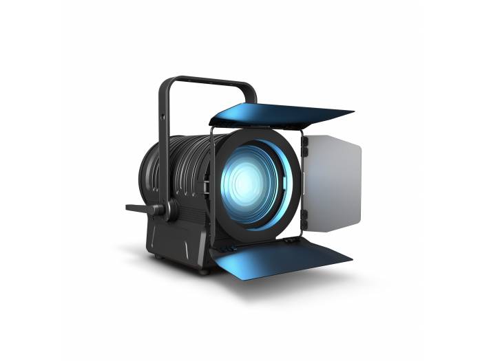 Cameo TS 200 FC - Spot de teatro con lente de Fresnel y LED 6 en 1 de 200 W en carcasa negra