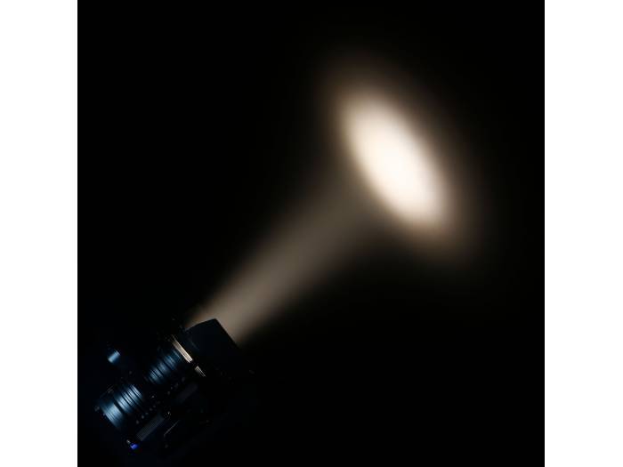 Cameo TS 200 WW - Foco para teatro con lente Fresnel y LED blanco cálido de 180 W en una carcasa negra