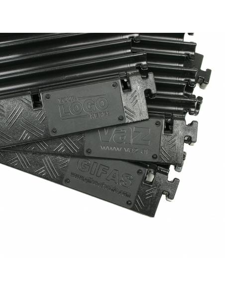 Defender NANO BLK - Pasacables de 6 Canales con Tapa negra