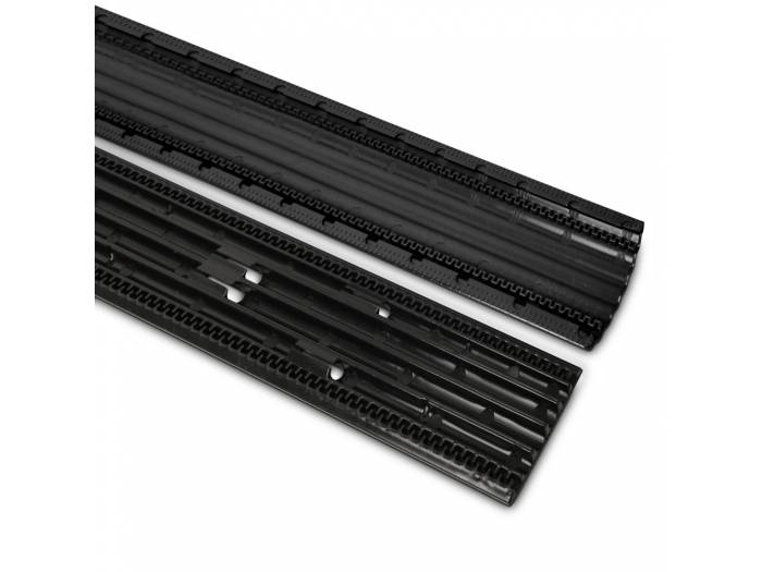 Defender OFFICE - Pasacables de 4 Canales negro