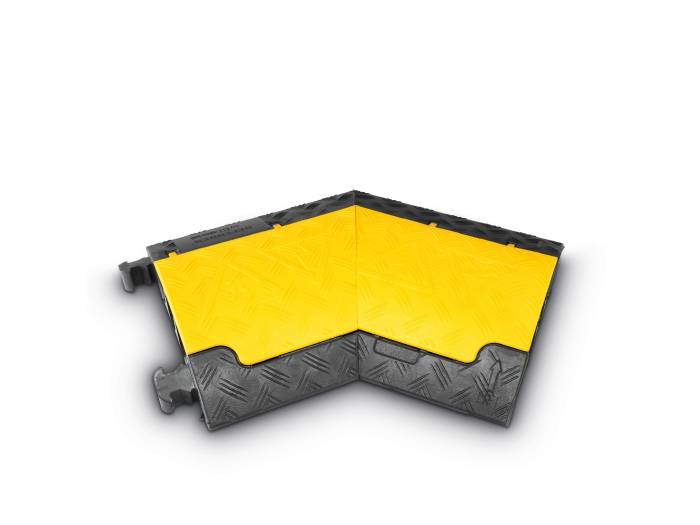 Defender MINI L - Curva de 45° a la izquierda para Pasacables 85200 de 3 Canales