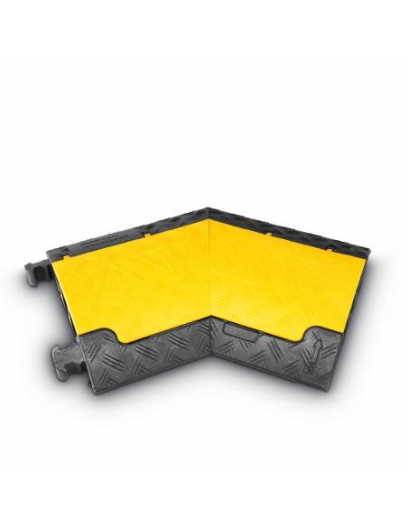 Defender MINI L - Curva de 45° a la izquierda para Pasacables 85200 de 3 Canales