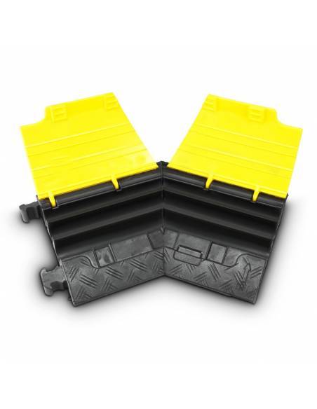 Defender MINI L - Curva de 45° a la izquierda para Pasacables 85200 de 3 Canales