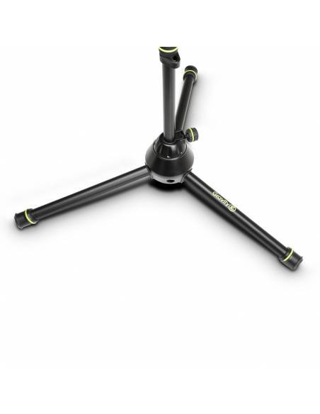 Gravity MS 4221 B - Pie de micrófono corto con trípode y brazo jirafa de 2 puntos de ajuste