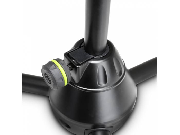 Gravity MS 431 HB - Soporte de micrófono recto con soporte y ajuste de altura con una sola mano