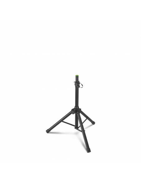 Gravity SP 5111 B - Soporte corto para altavoz, 35 mm diámetro, aluminio negro