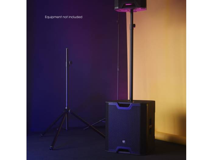 Gravity SP 5211 GS B - Soporte de altavoz con muelle de gas de 35 mm, aluminio negro