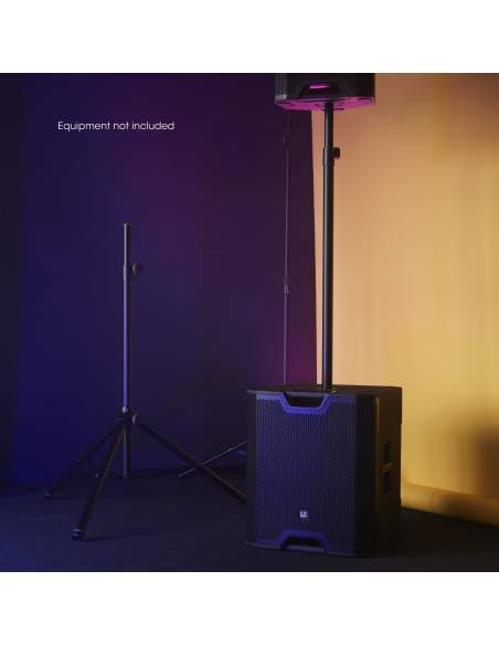 Gravity SP 5211 GS B - Soporte de altavoz con muelle de gas de 35 mm, aluminio negro