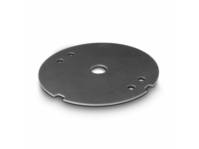 Gravity SSP WB SET 1 W - Soporte de altavoz con base y placa de peso de hierro fundido, blanco