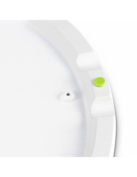 Gravity SSP WB SET 1 W - Soporte de altavoz con base y placa de peso de hierro fundido, blanco