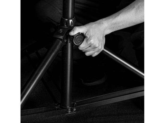 Gravity TSP 5212 LB - Soporte de altavoz serie Touring de acero con bloqueo automático Lockpin