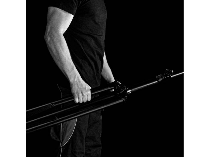 Gravity TSP 5212 LB - Soporte de altavoz serie Touring de acero con bloqueo automático Lockpin