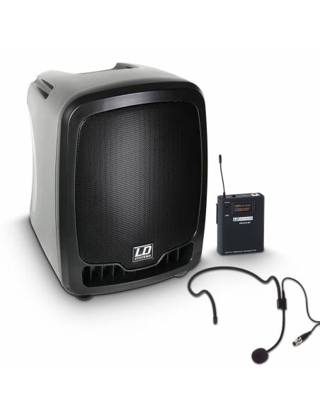 LD Systems Roadboy 65 HS - Altavoz de PA portátil con Micro de Diadema - 1