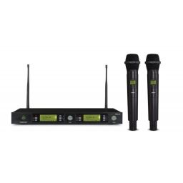 FONESTAR MSH-895-512 Micrófono inalámbrico doble de mano UHF - 1