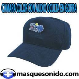 HAT-10 Camara color con Audio oculta en gorra. - 1