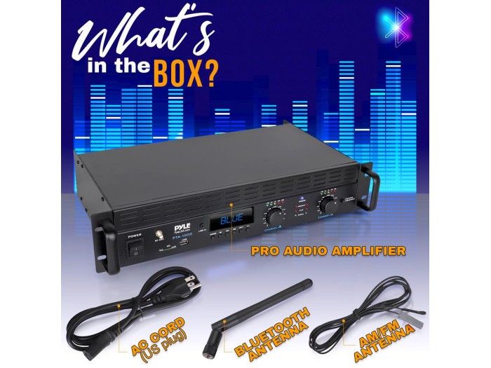 Pyle PTA1000 bt Etapa de potencia 1000w con Bluetooth - 7