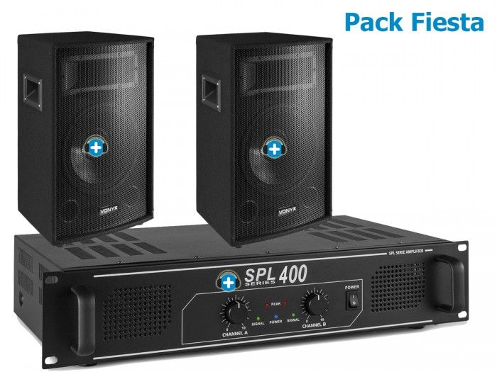 Pack Fiesta Basic 01- Equipo de sonido para fiestas familiares