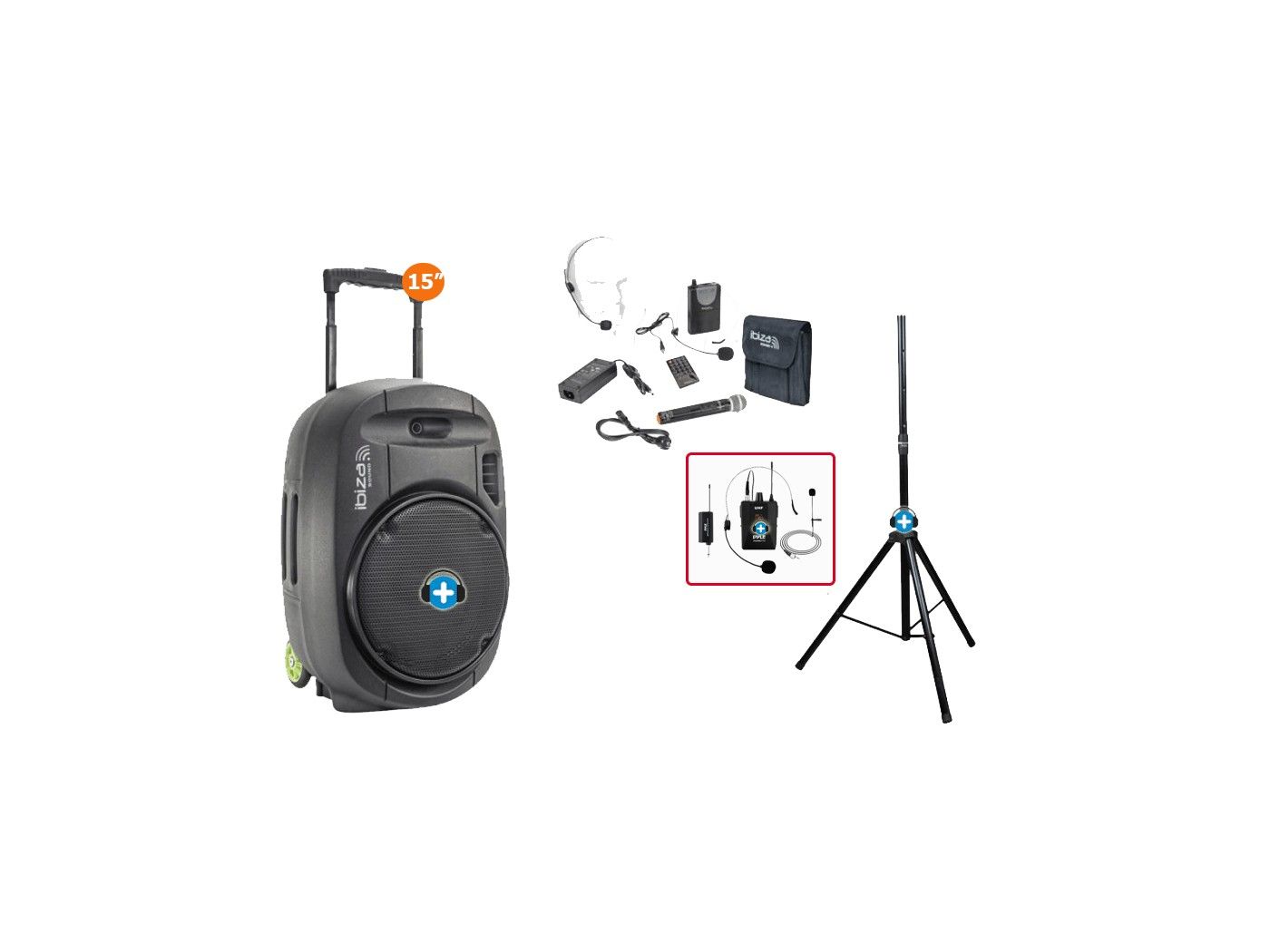 PACK  IBIZA PORT 15 VHF MKII - Pack ibiza Vocalista