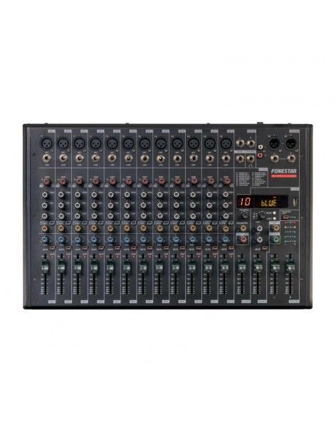 FONESTAR MIX-12PRO MESA DE MEZCLAS 12 CANALES - 1