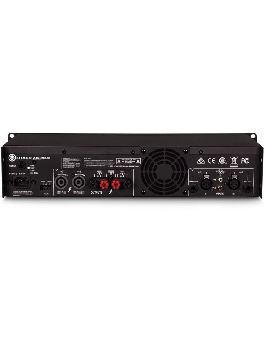 Crown XLS 2502 Etapa de potencia ClaseD DSP 2ch x 440/775/1200 W 8/4/2 Ohm. - 4