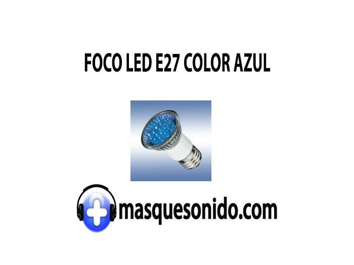 FOCO LED E27 COLOR AZUL