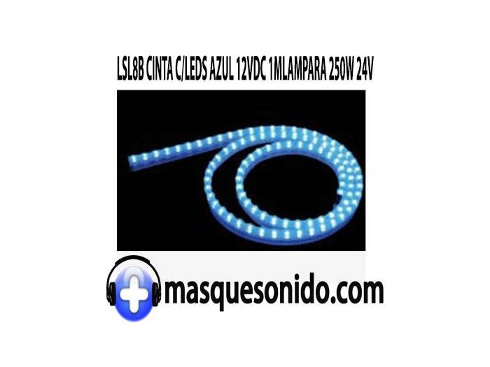 LSL8B CINTA C/LEDS AZUL 12VDC 1M