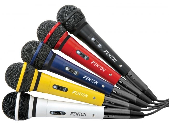 Fenton DM120 Set Karaoke de 5 micrófonos dinámicos 173123