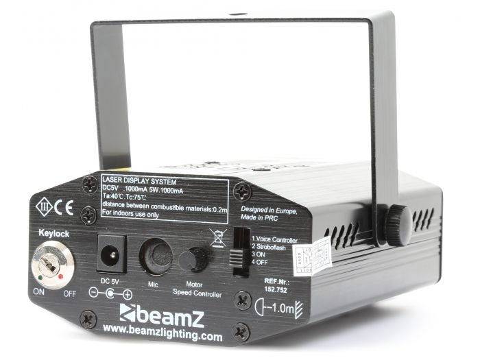 beamZ Apollo Laser multipunto Rojo Verde 152752 - 6