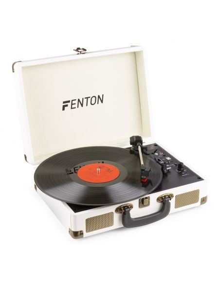 Fenton RP115G Maleta reproductor giradiscos con BT Creme 102112 - 1