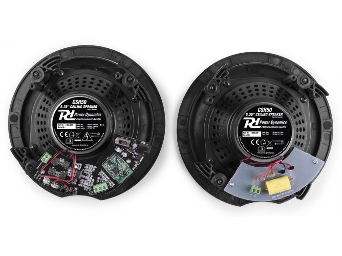 Power Dynamics CSH50 Ampl.Ceiling Coax.Sp.Set 100W | Mas Que Sonido