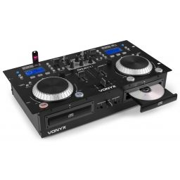 Vonyx CDJ500 Double CD/MP3/USB/BT Ampl.S | Mas Que Sonido
