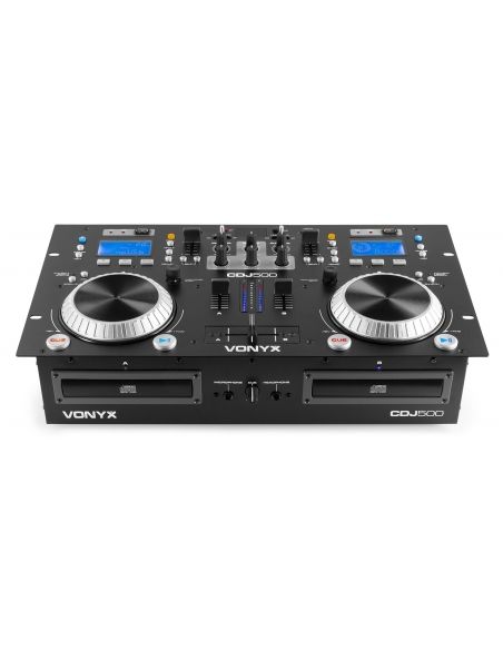 Vonyx CDJ500 Double CD/MP3/USB/BT Ampl.S | Mas Que Sonido