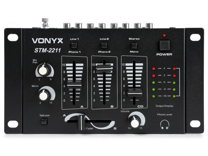 SkyTec STM-2211B Mixer 4 channel Black | Mas Que Sonido