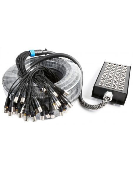 PD-Connex CX166 Manguera escenario 24-in 4-out XLR 30 metros 176262