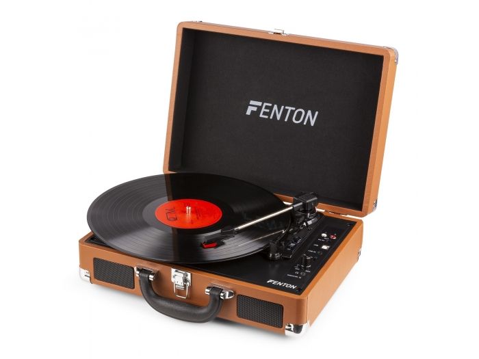 Fenton RP115F Maleta reproductor giradiscos Marrón 102111 - 4