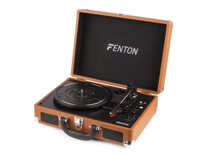 Fenton RP115F Maleta reproductor giradiscos Marrón 102111 - 5