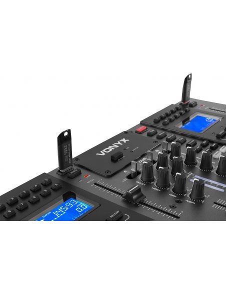 Vonyx CDJ450 Double CD/MP3/USB, BT Statio | Mas Que Sonido