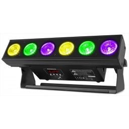 Beamz BBB612 Barra con bateria 6x 12W  2