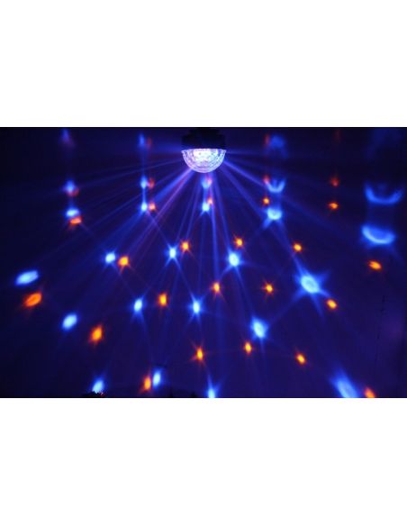 Max Magic Jelly DJ Ball Activada por sonido 6x 1W LED 