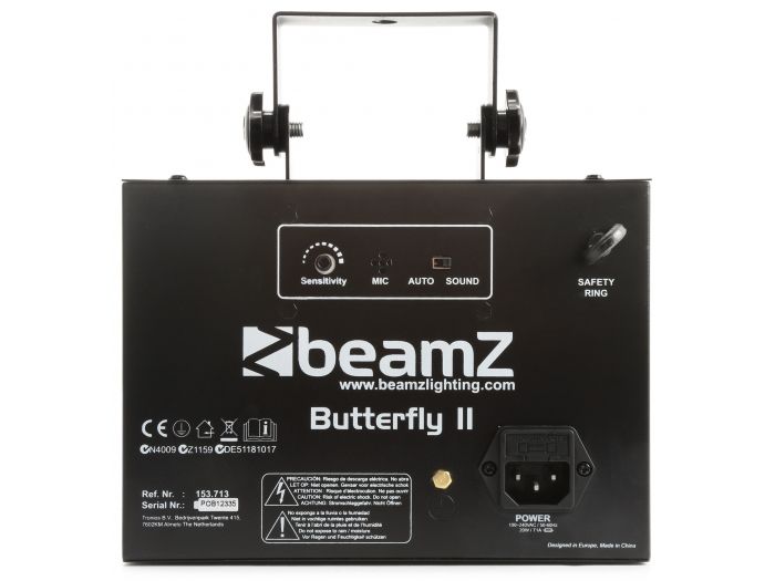 beamZ Butterfly II LED mini derby 153713 - 2