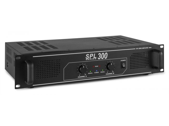 Skytec SPL 300 Amplificador 2x 150W Negro