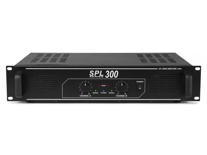 Skytec SPL 300 Amplificador 2x 150W Negro