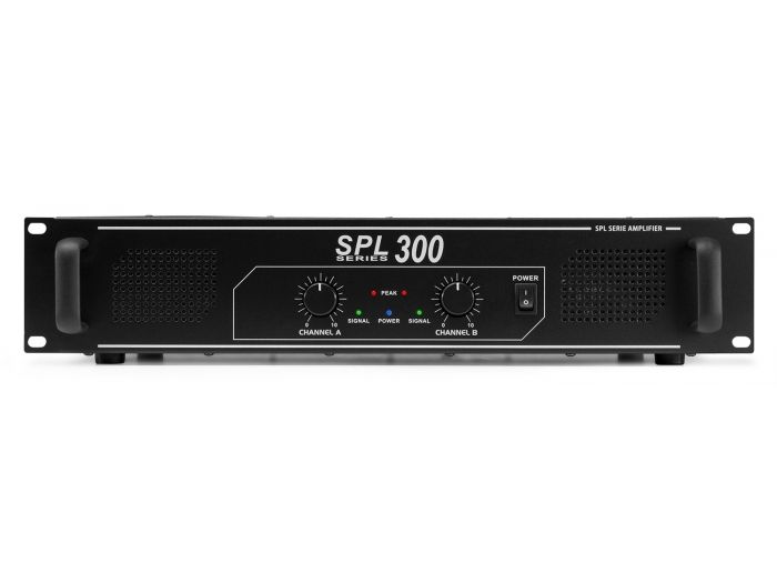 Skytec SPL 300 Amplificador 2x 150W Negro