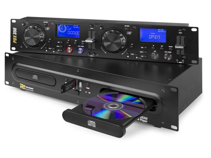 Power Dynamics PDX350 Double CD/MP3/USB Player | Mas Que Sonido