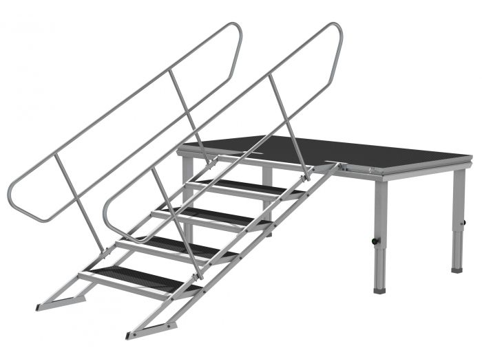 Power Dynamics 750AH Pasamanos derecho para escaleras ajustables