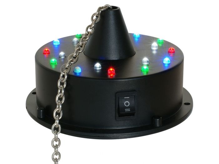 Beamz MBW18LED Motor para bolas de espejos con bateria con 18 LEDs 
