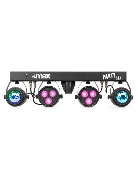 Max PartyBar1 con 2 Focos PAR + 2 Jellymoon RGBW 153236 - 4