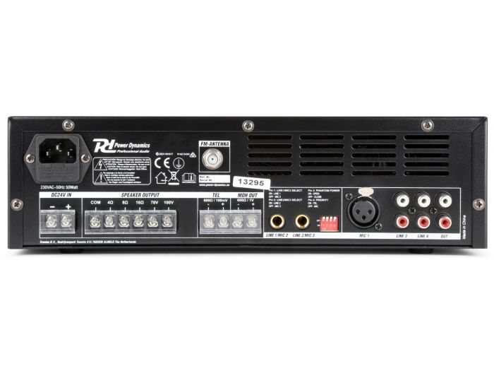 Power Dynamics PBA30 Amplificador linea 100V 30W 952090